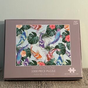Rainbow Koi Pond 1000 Piece Puzzle